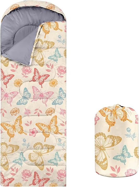 Camping Sleeping Bags, Lightweight Waterproof Sleeping Bag and Compact with Compression Sack for Outdoor