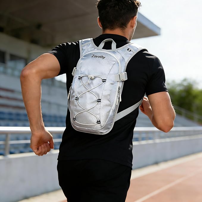 Zavothy Hydration Backpack with 2L Hydration Bladder Water Backpack for Hiking Hydration Pack for Running Cycling Hiking