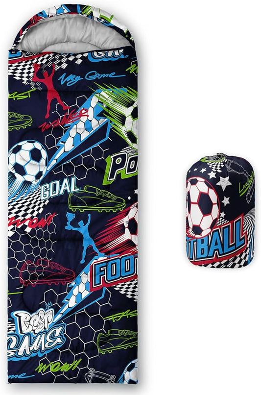 QOOMO Camping Sleeping Bags,3 Season Warm & Cool Weather,Lightweight,Waterproof Sleeping Bags for Adults & Kids,Traveling,and Outdoors,Camping Gear Equipment