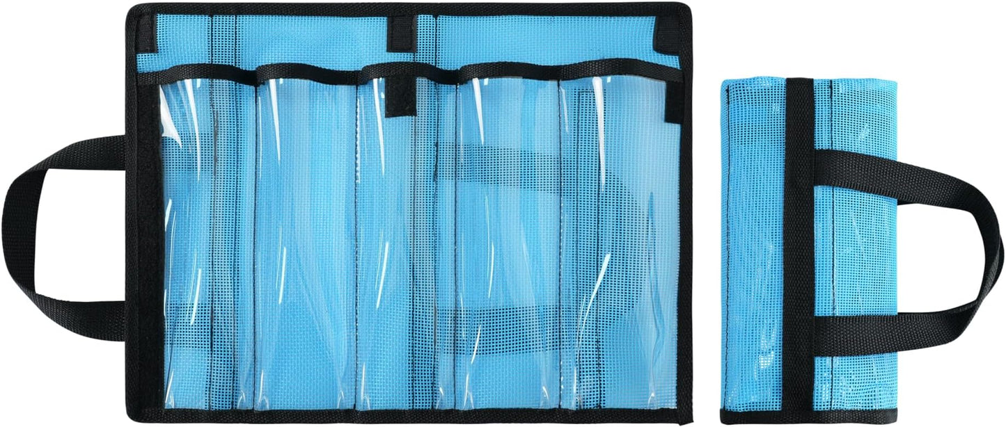 BLUEWING 5 Pockets Tackle Storage Bag for 6in Trolling Lure