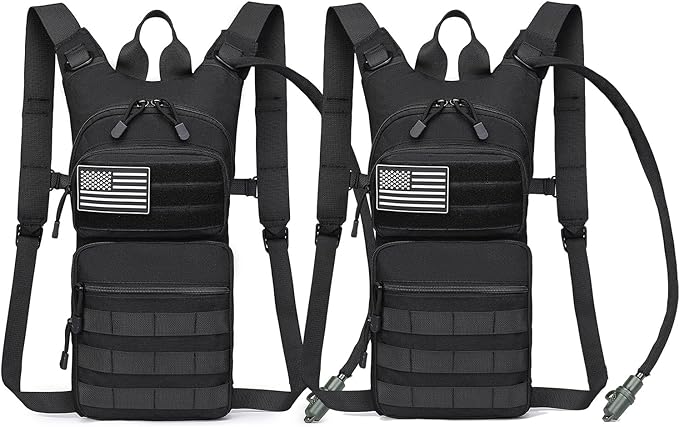 ATBP Insulated Water Hydration Pack Bag with 3L TPU Bladder Tactical Molle Hydration Backpack for Hiking Cycling Running