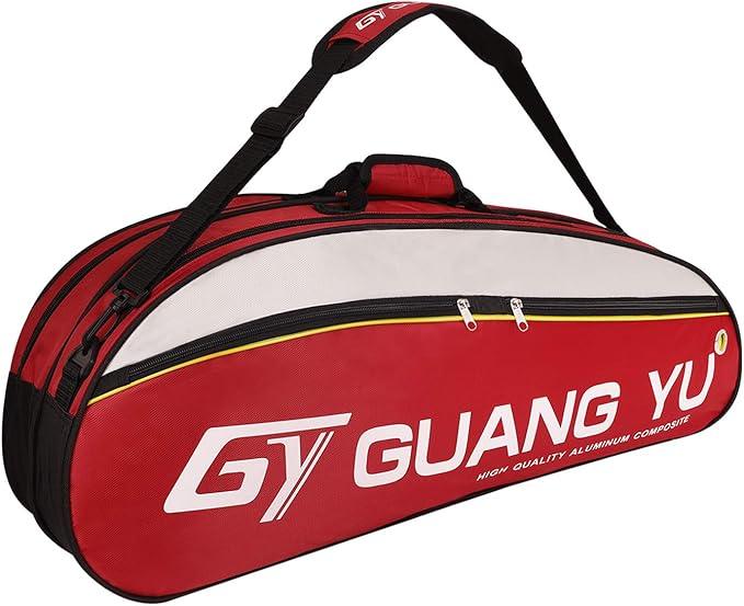 Badminton Racket Bag Tennis Racket Single Shoulder Badminton Bags 4 to 6 Racquet Backpack Big Capacity Waterproof Tennis Bag for Men Women Youth and Adult