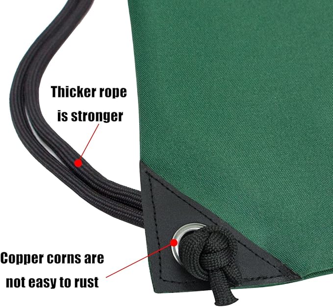 HOLYLUCK Drawstring Backpack Bag Sport Gym Sackpack