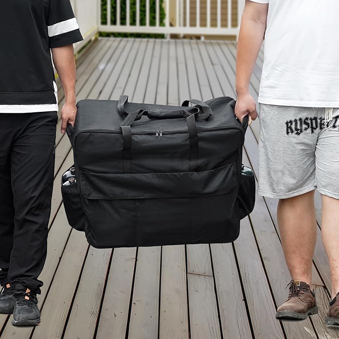 Stanbroil 22" Griddle Carry Bag for Blackstone 1813 Tabletop Griddle with Hood, 600D Polyester Water Resistant Outdoor Portable BBQ Grill Griddle Carry Bag