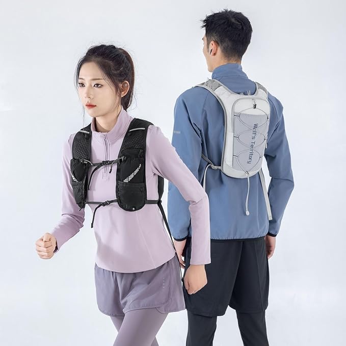 Azarxis Hiking Hydration Pack 5L Running Backpack Daypack Vest with 2L Water Bladder for Women Men Cycling Biking Trail Race