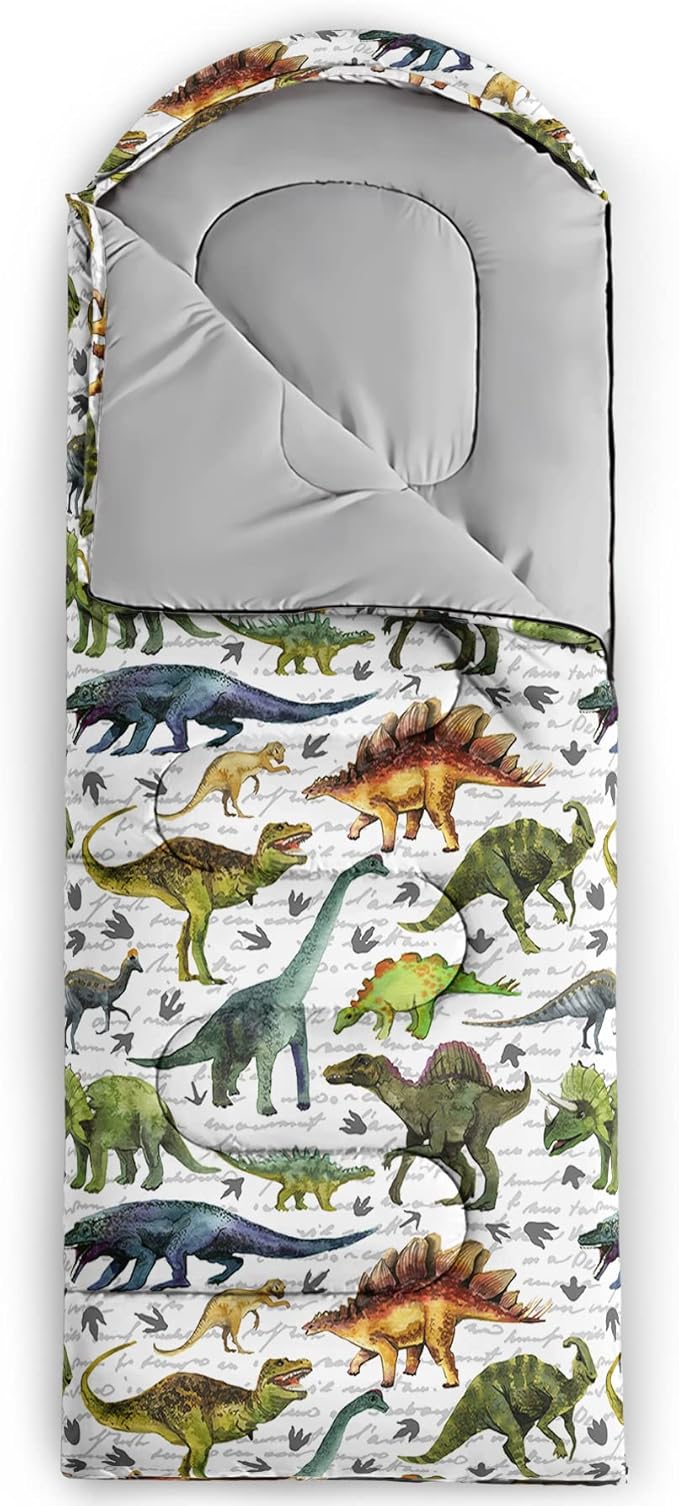 QOOMO Camping Sleeping Bags,3 Season Warm & Cool Weather,Lightweight,Waterproof Sleeping Bags for Adults & Kids,Traveling,and Outdoors,Camping Gear Equipment