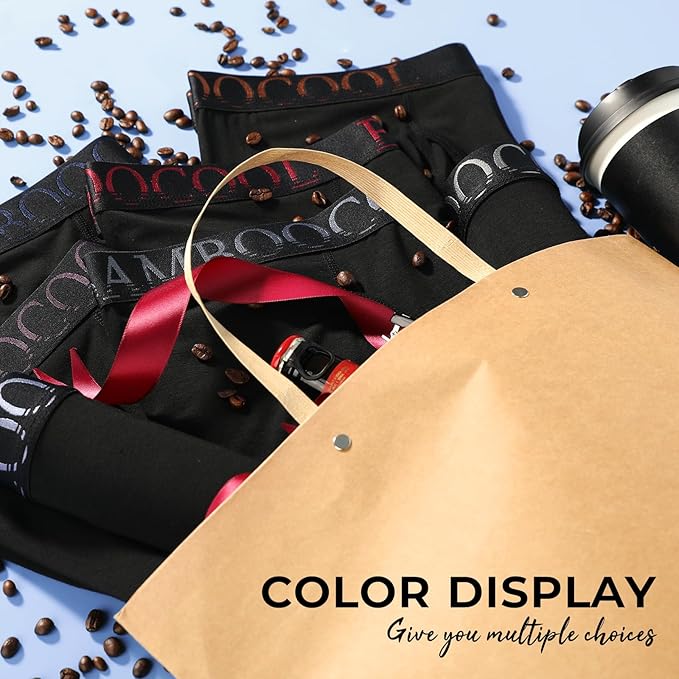 BAMBOO COOL Men's Ultra ComfortSoft Underwear, Moisture Wicking & Breathable No Ride Up Boxer Briefs with Fly, Multipack