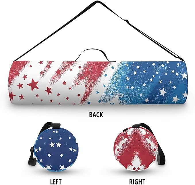 ZCFYGDX Yoga Mat Bag with Adjustable Shoulder Strap and Handle Zipper, 30in Wide x 6.3in Diameter for Yoga Mat Storage