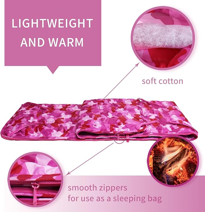 GRVCN Military Blanket - Camping Sleeping Bag with Zipper, Poncho Liner Thermal Insulated Blanket, Lightweight Portable Outdoor Hiking Survival Compression Carry Bag