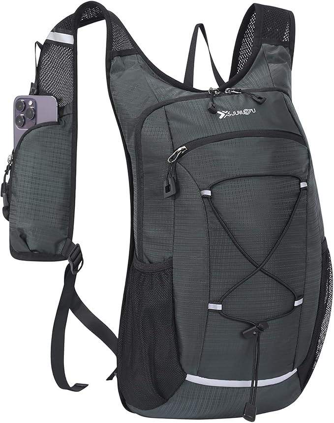 BiYiYun 15L Small Hiking Backpack Lightweight Hydration Backpack for Men Women, Warterproof Hiking Daypack for Travel Cycling