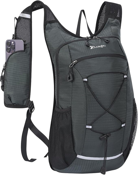 BiYiYun 15L Small Hiking Backpack Lightweight Hydration Backpack for Men Women, Warterproof Hiking Daypack for Travel Cycling