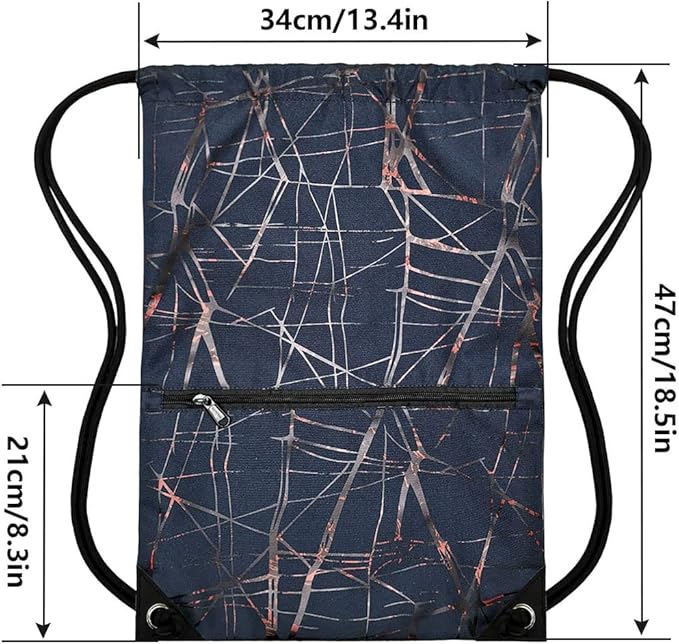HOLYLUCK Drawstring Backpack Bag Sport Gym Sackpack