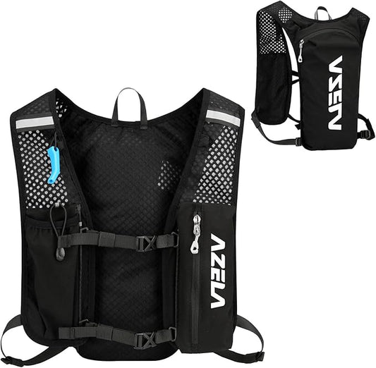 Azarxis Running Water Bottles Flask BPA Free Leakproof Hydration Vest Packs Waist Belt Replacement for Triathlon Marathon Hiking Cycling Climbing Runner