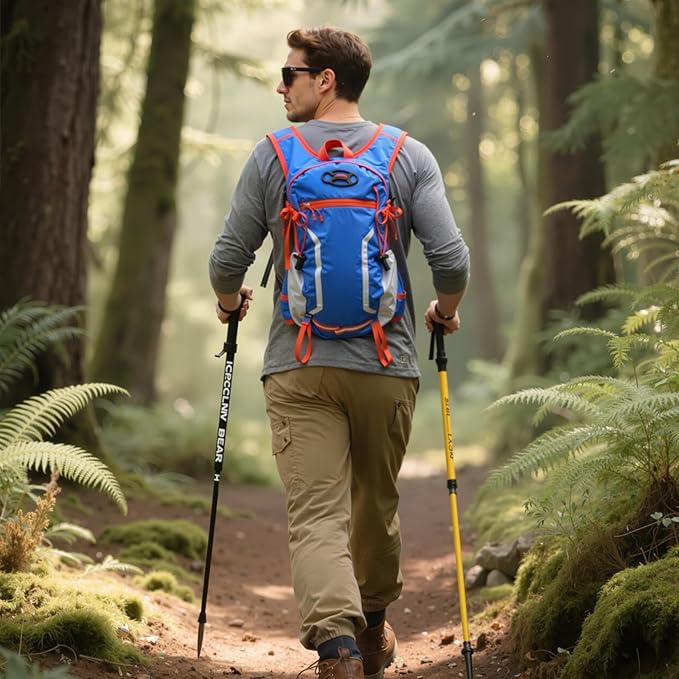 12L Hydration Backpack for Men Women,Lightweight Hydration Pack with 2L Water Bladder, Water Backpack for Cycling,Hiking,Rave,Biking and Running Outdoor Activities