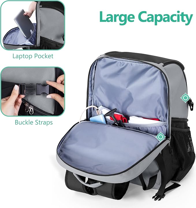 Basketball Bag, Soccer Equipment Bag with Ball & Shoe Compartment for Soccer Ball, Volleyball, Gym, Outdoor, Travel