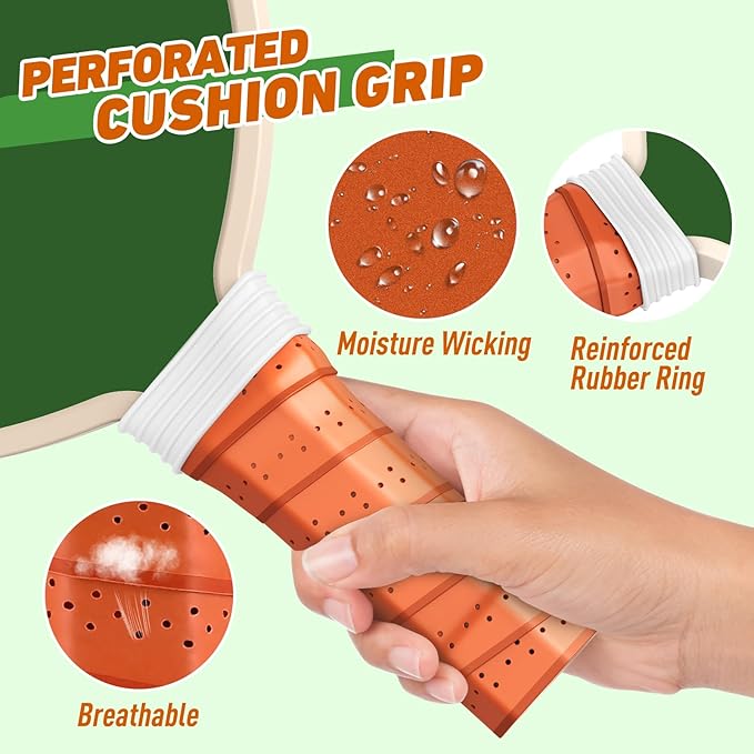 Pickleball Paddles Set of 4, USAPA Approved Pickleball Set of 4 with 4 Pickleball Balls & 1 Carry Bag Premium Wooden Cute Pickle Ball Paddles Grip Gifts for Women Youth Men