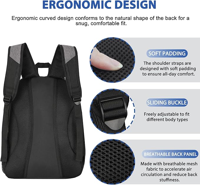 LARIPOP Soccer Backpack,Soccer Bag with Ball Holder and Shoe Compartment,Sports Equipment Training Bags Fits Basketball