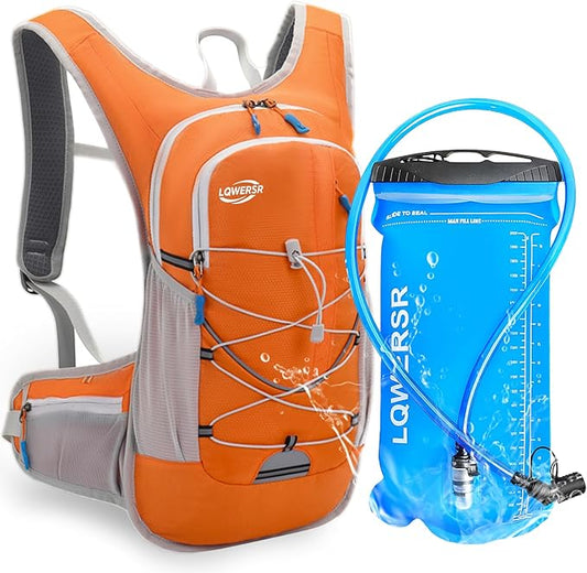 20L Hydration Backpack Pack with 2L Water Bladder Lightweight Hiking Backpack for Women Men, Adjustable Chest Straps Running Hydration Vest for Hiking, Cycling, Climbing