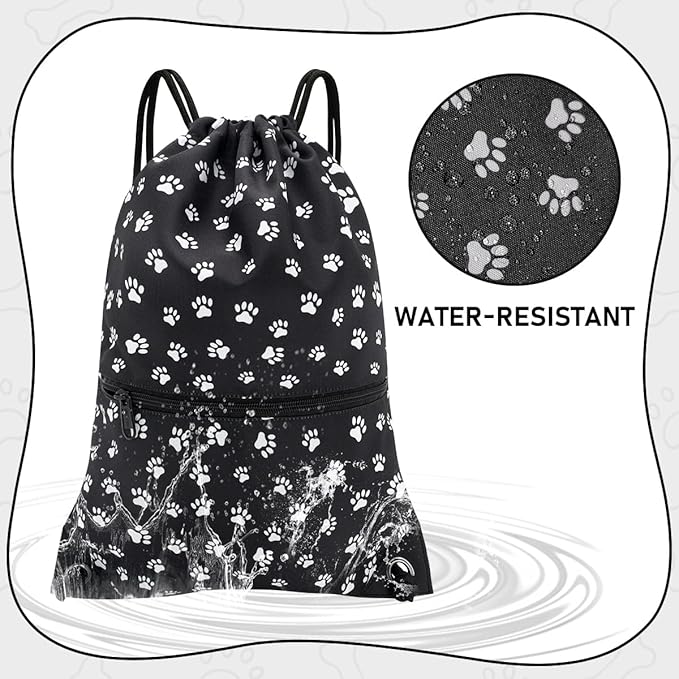 HOLYLUCK Drawstring Backpack Bag Sport Gym Sackpack