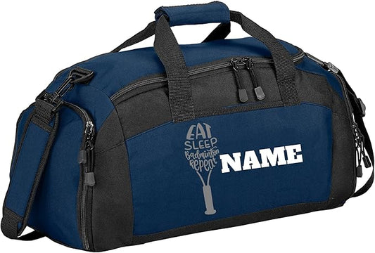 Personalized Badminton Duffle Bag - Versatile Pickleball Bag, Large Tennis Bag with Shoe Compartment - Badminton Bag