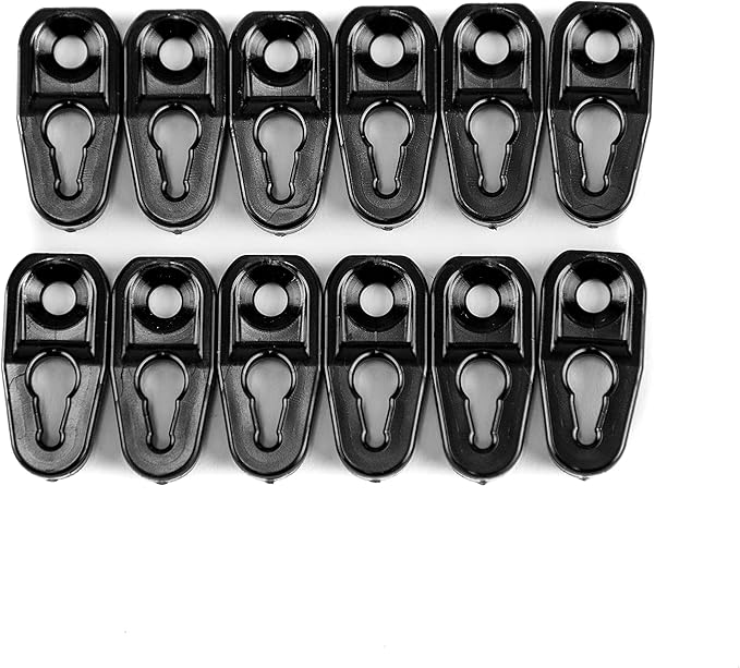 YakAttack KnotLoc Bungee Divider Kit | 6-Pack for BlackPak Pro Kayak Crate | Adjustable Tackle Box Storage System with Stainless Hardware | Fits All BlackPak Pro Sizes | Made in USA