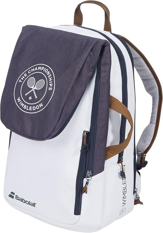Babolat Pure Wimbledon Tennis Backpack (White/Grey)