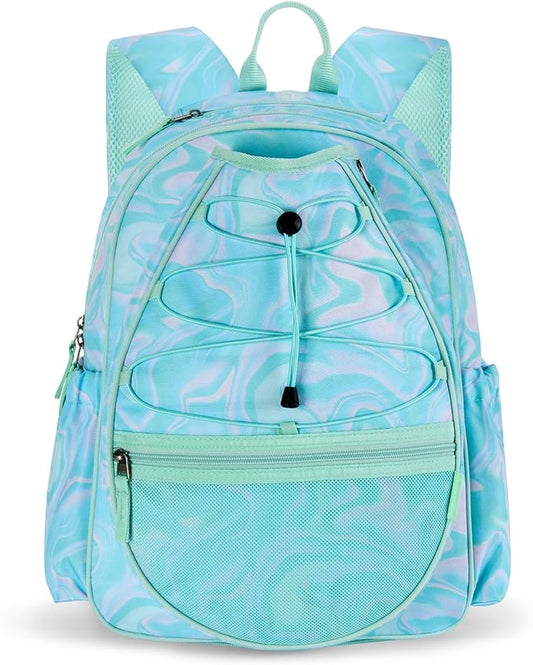 Choco Mocha Kids Tennis Bag Kids Tennis Backpack Youth Tennis Bag 16 Inch