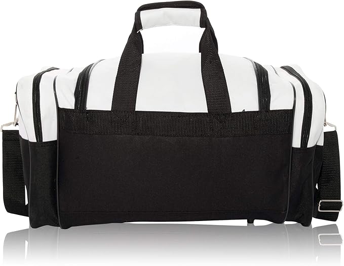 DALIX 17" Blank Duffle Bag Duffel Bag Travel Size Sports Durable Gym Bag