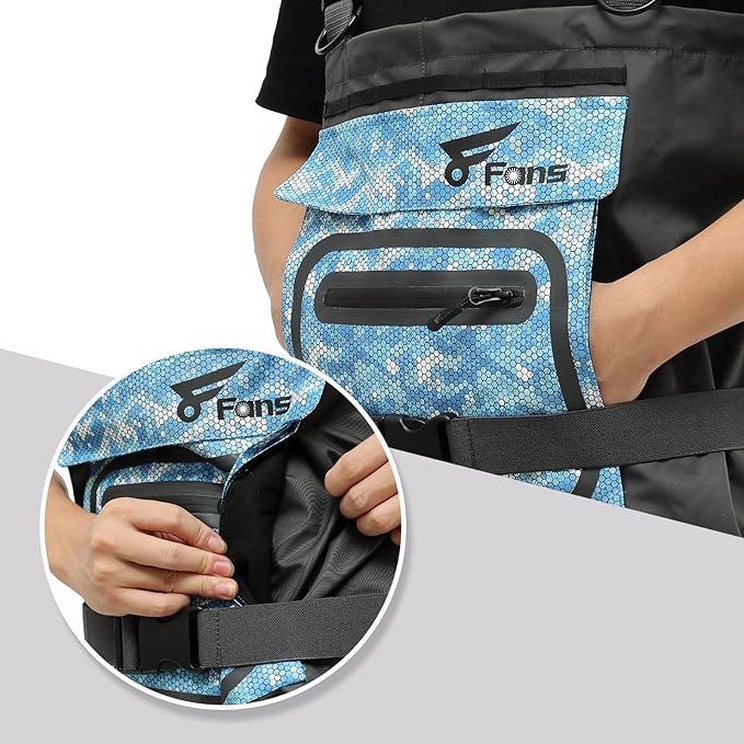 8 Fans Fishing Waders for Men and Women, Chest Waders- Waterproof Bootfoot, Neoprene Waders for Hunting & Fishing