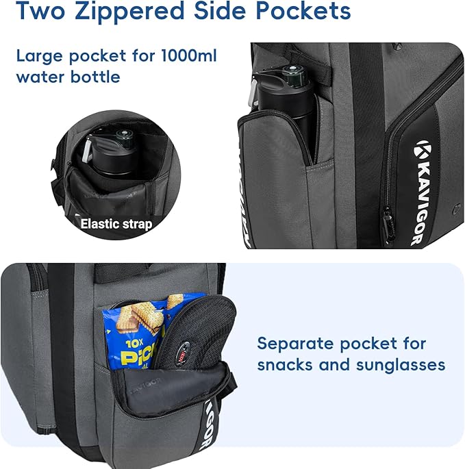 Baseball Bag for Youth and Adult, Softball Bag 50L Large Capacity Holds 4 Bats, Equipment Backpack with Shoes Compartment