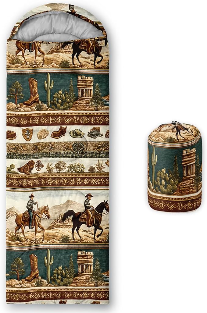 QOOMO Camping Sleeping Bags,3 Season Warm & Cool Weather,Lightweight,Waterproof Sleeping Bags for Adults & Kids,Traveling,and Outdoors,Camping Gear Equipment