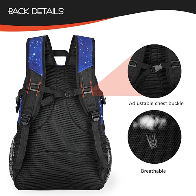 Goloni Basketball Backpack,Large Sports Bag with Ball Compartment & Shoe Compartment,Basketball Bag Fit Volleyball, soccer,Gym