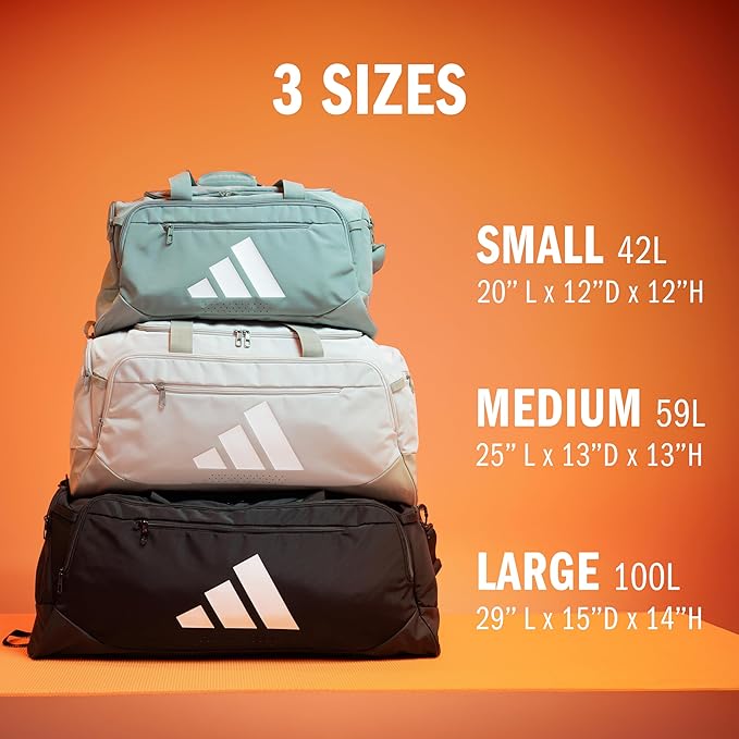 adidas Defender 5 Duffel Bag – Premium Duffle for Sports, Gym & Travel