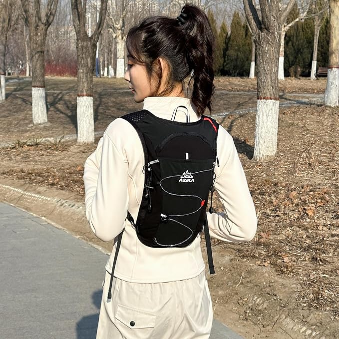 Azarxis Hiking Hydration Vest Pack Running Backpack Lightweight Daypack for Marathon Cycling Biking Trail Race Rave