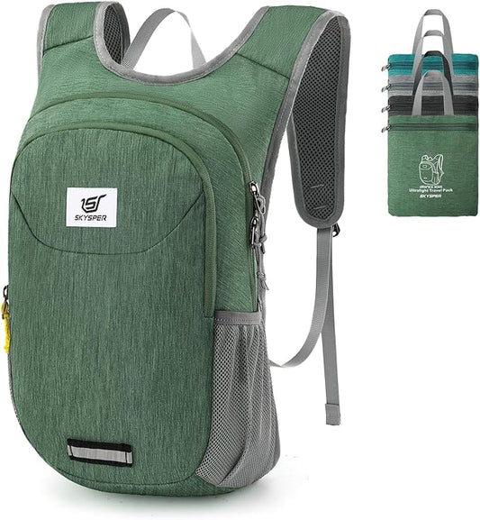 SKYSPER Small Hiking Backpack 10L Packable Lightweight Back Pack Foldable Travel Daypack for Women Men | Packable, Lightweight, Back Pack, Foldable, Travel Daypack