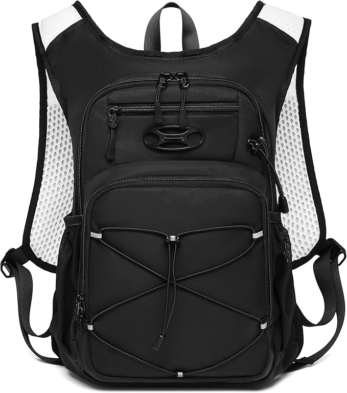 Wotony Lightweight Hydration Backpack with 2LOR 3LWater Bladder for Cycling Hiking Rave - Water Daypack for Men Women