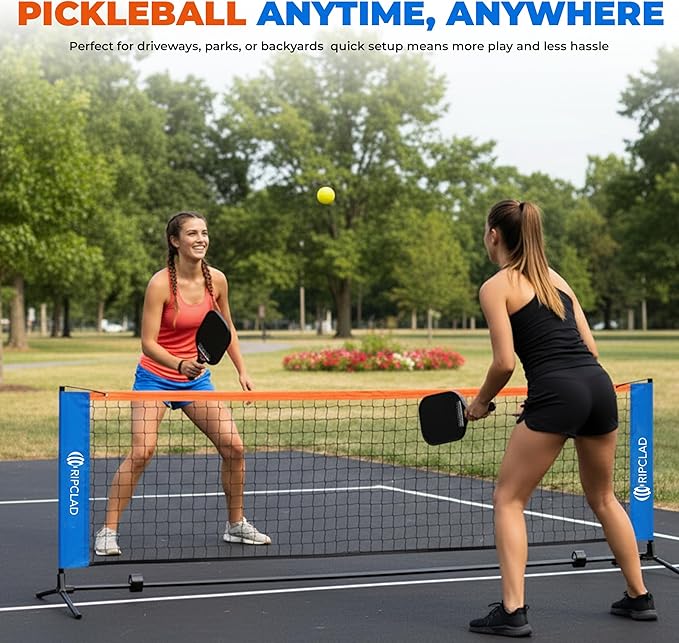 5ft Mini Pickleball Net Portable Outdoor & Indoor, Small Pickleball Dink Net for Practice, Easy to Set Up, Lightweight & Durable Design