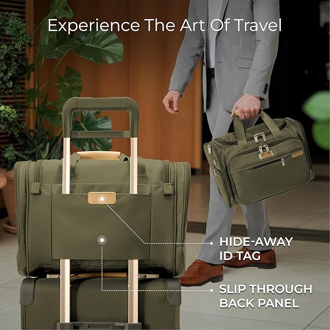 Briggs & Riley Travel Duffel Bag - Weekender & Overnight Luggage for Women & Men, Softside Bag