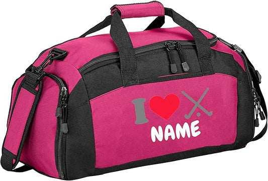 Personalized Lacrosse Bag: Premium Field Hockey Duffel, Convenient Field Hockey Bag, Sturdy Field Hockey Case for Sports Enthusiasts
