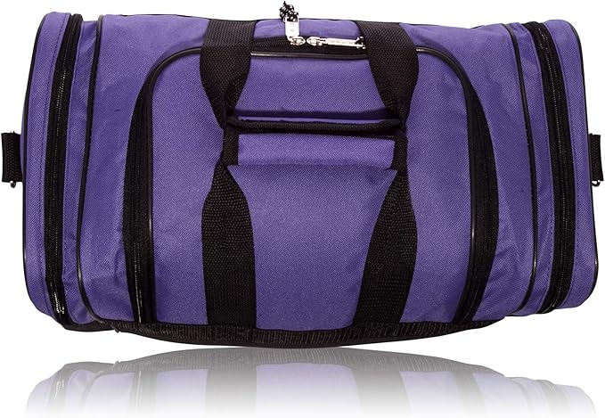 DALIX 17" Blank Duffle Bag Duffel Bag Travel Size Sports Durable Gym Bag