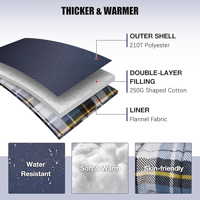 REDCAMP Cold Weather Mummy Sleeping Bag, Warm Flannel Cotton Sleeping Bag for Adults, Warm and Machine Washable Perfect for Winter Camping