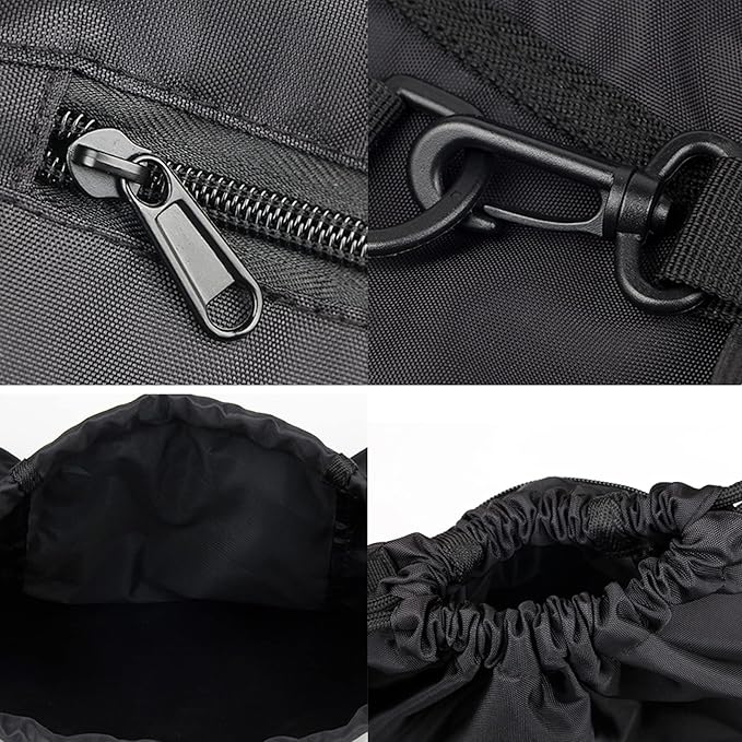 KAEGREEL Drawstring Soccer Bag Basketball Backpack for Kids Teens, Foldable Sports Bags Detachable Ball Mesh Bag for Gym Yoga Football Baseball