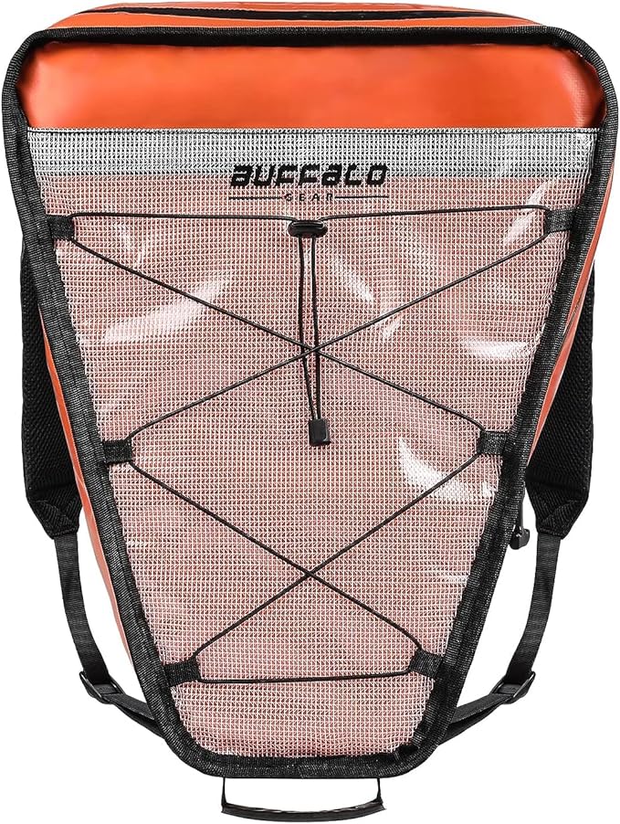 Buffalo Gear Insulated Kayak Cooler 15" x 18" Waterproof Kayak Cooler Bag with Shoulder Straps for Fishing, Kayaking-Keep Your Catch or Drinks Cold All Day