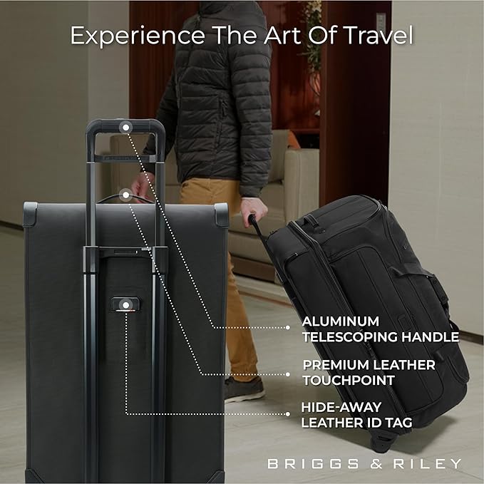 Briggs & Riley Travel Duffel Bag - Weekender & Overnight Luggage for Women & Men, Softside Bag