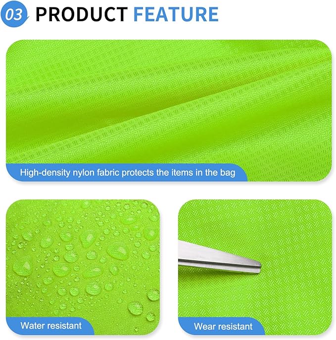 Hiking Backpack, 20L Packable Daypack for Men Women, Nylon with Adjustable Straps, Lightweight Waterproof Outdoor Camping Travel, Green