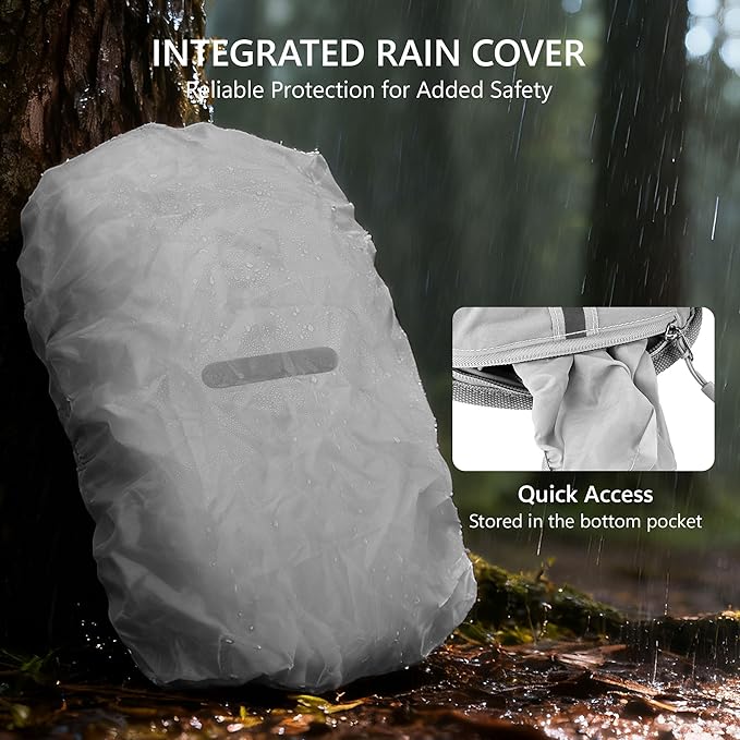 Zavothy Hydration Running Vest for Men & Women – Lightweight 1.5L Hydration Pack with Phone Pockets, Water Bottle Holders, Reflective Strips, Rain Cover – Trail Running, Cycling, Marathon