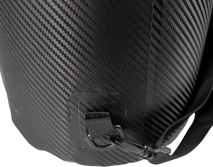 YakAttack 30L Roll-Top Drybag with Air Valve - Black Carbon | Heavy Duty Waterproof Dry Bag for Kayaking, Boating, Camping & Paddleboarding | Large Marine Drybag for Gear Protection & Storage