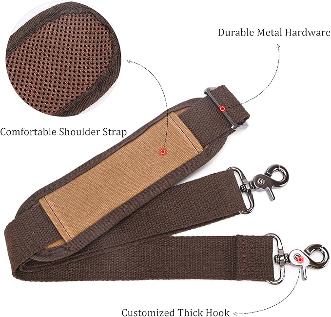 Polare 26” Waxed Canvas Cowhide Leather Waterproof Travel Duffel Bag Trim Luggage Weekender Overnight Carry on Hand Bag (Brown-26")