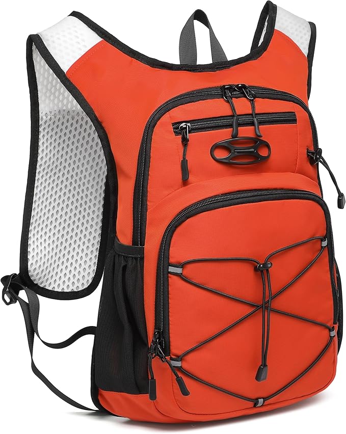 Wotony Lightweight Hydration Backpack with 2LOR 3LWater Bladder for Cycling Hiking Rave - Water Daypack for Men Women