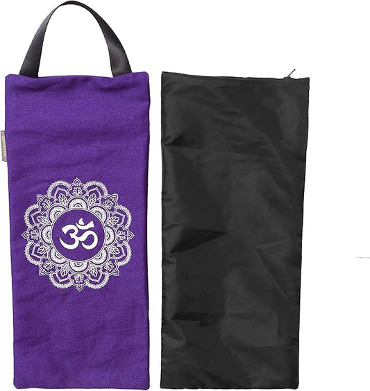 Yoga Sand Bag - Cotton Unfilled for Yoga Weights and Resistance Training, Size- 7.5" X 17"